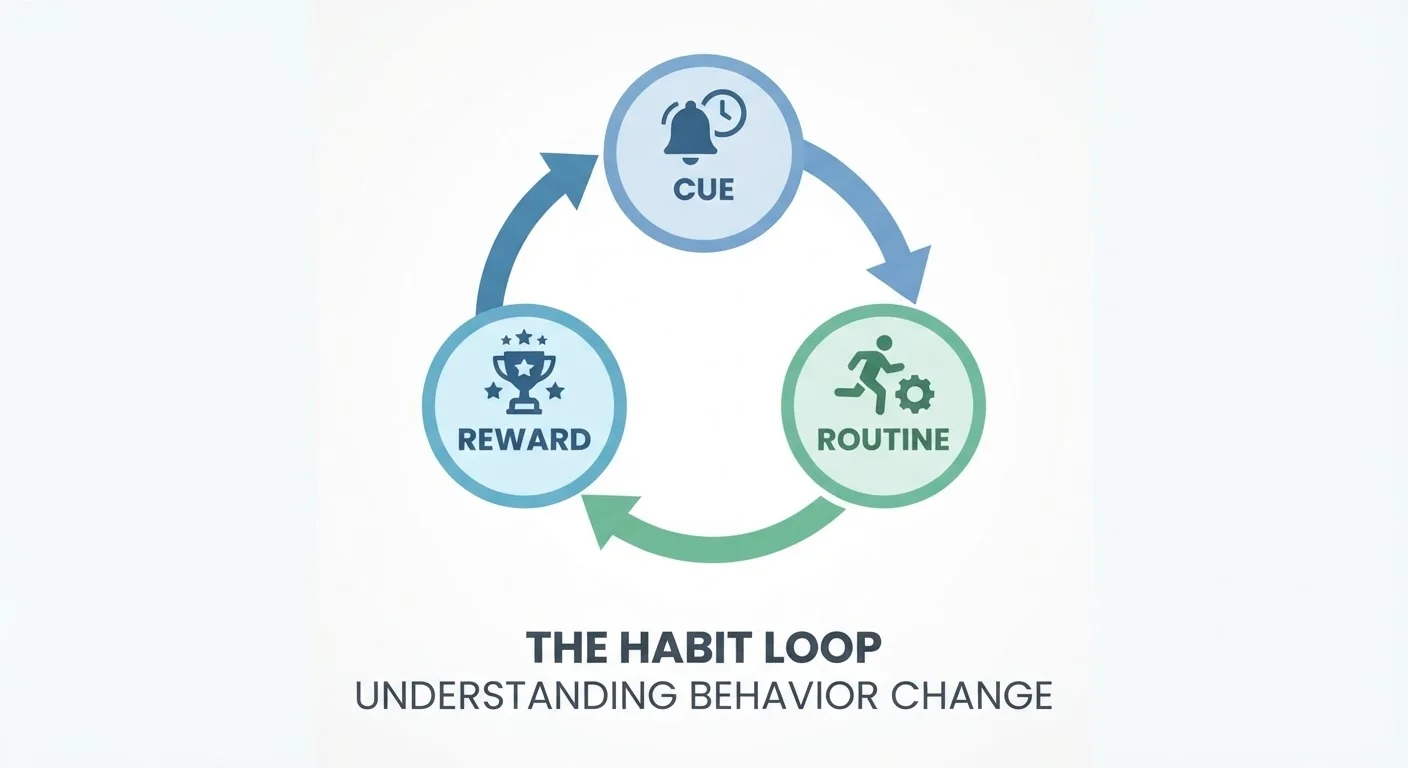 The Habit Loop: Cue, Routine, Reward Explained